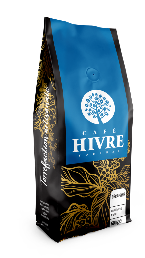 Hivre Disque Bleu Décaféiné Grain (500g)