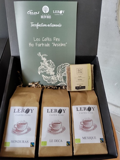 Coffret découverte " les Cafés Fins Bio Faitrade "